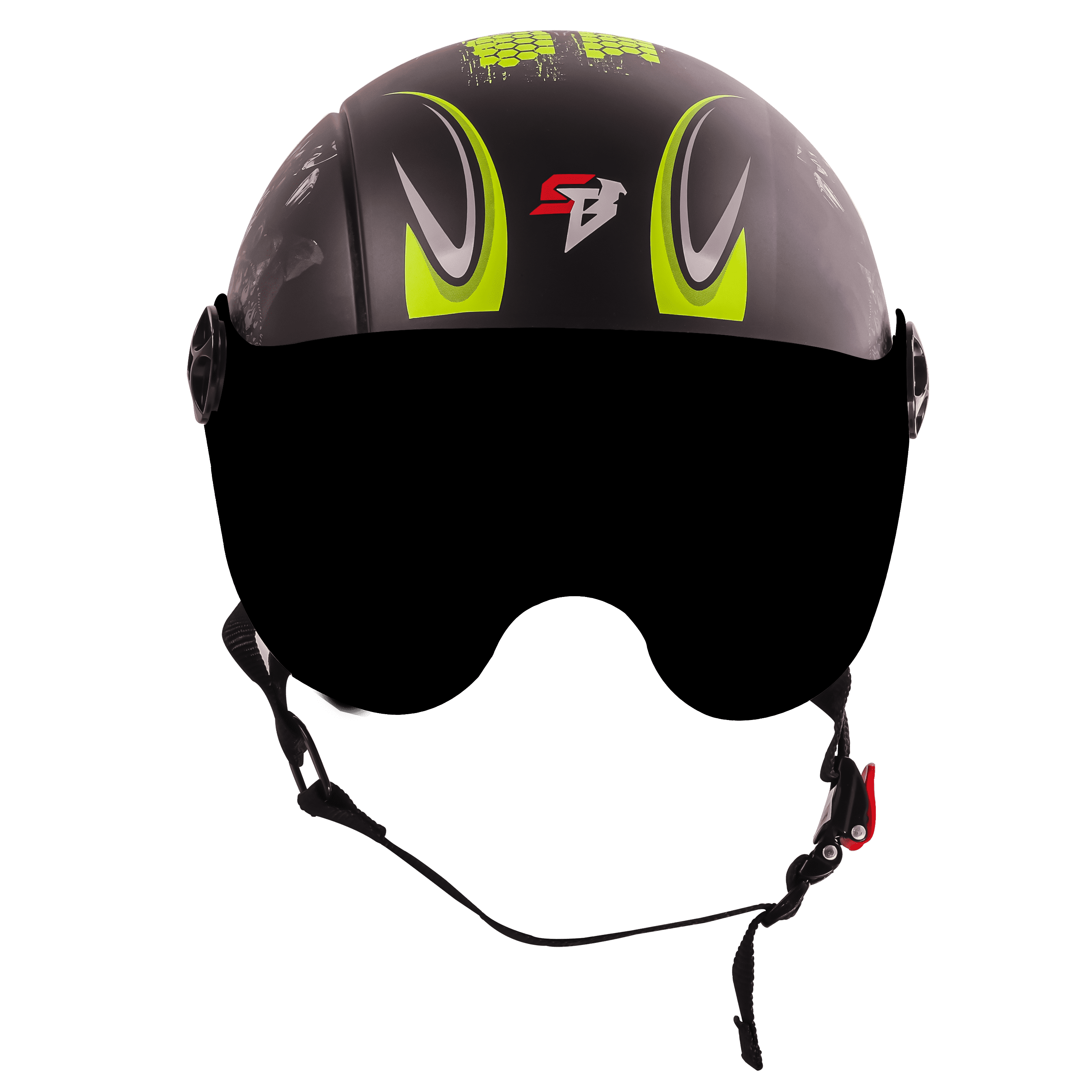 SBH-16 MEGATRON GLOSSY BLACK WITH NEON